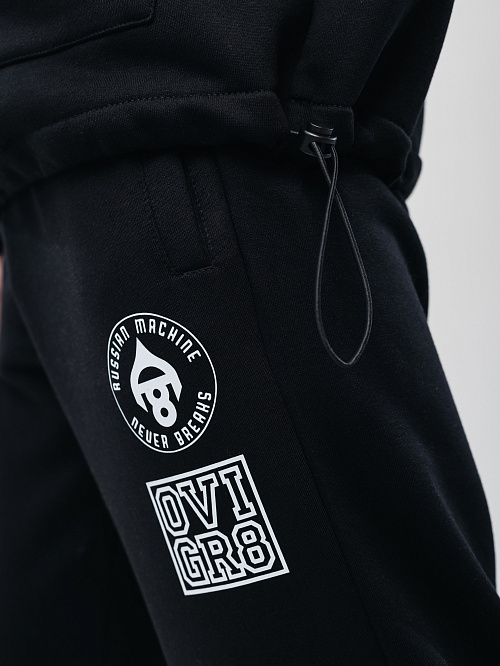 Брюки прямые черные