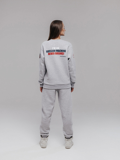 Спортивный костюм серый женский