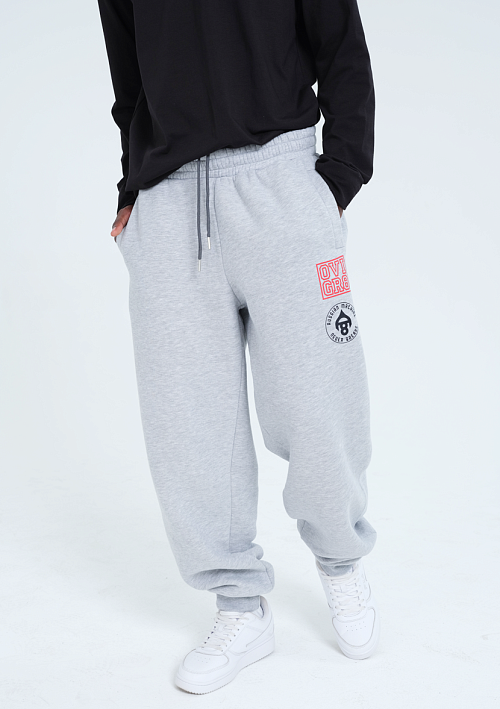 Брюки серые