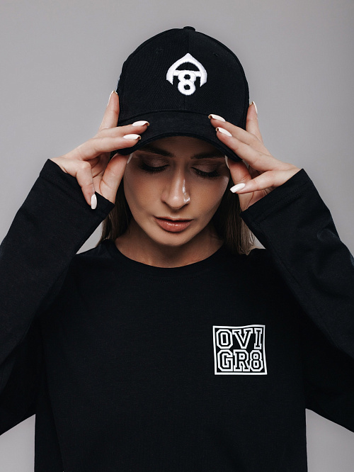 Бейсболка черная женская