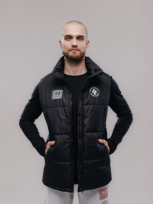 Жилет утепленный черный 