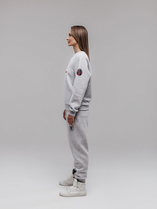 Спортивный костюм серый женский