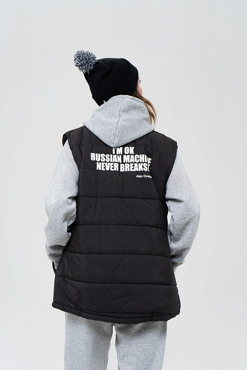 Жилет утепленный Down Alternative fill черный  в интернет-магазине бренда Александра Овечкина WWW.OVIGR8.COM